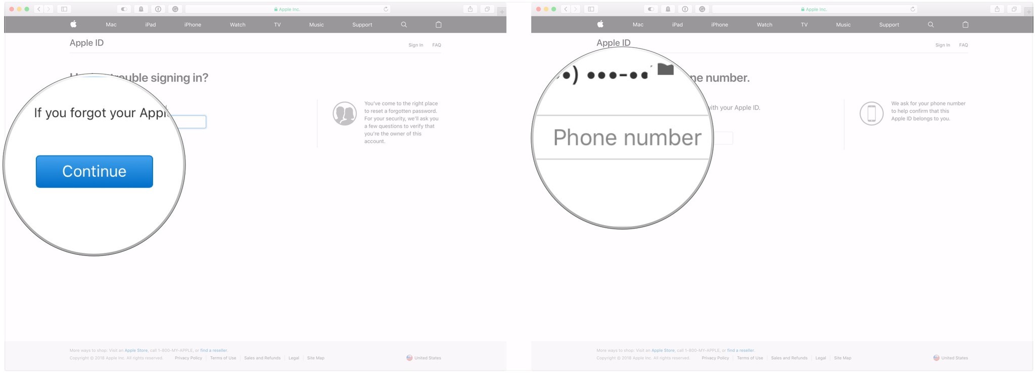 Ask Phone number. Confirm your Phone number. Enter the Phone number that you use with your Apple ID. Повторите.