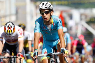 Fabio Aru finishes stage 4 of the Tour de France in Limoges