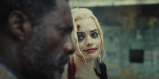 Harley Quinn and Idris Elba in Suicide Squad