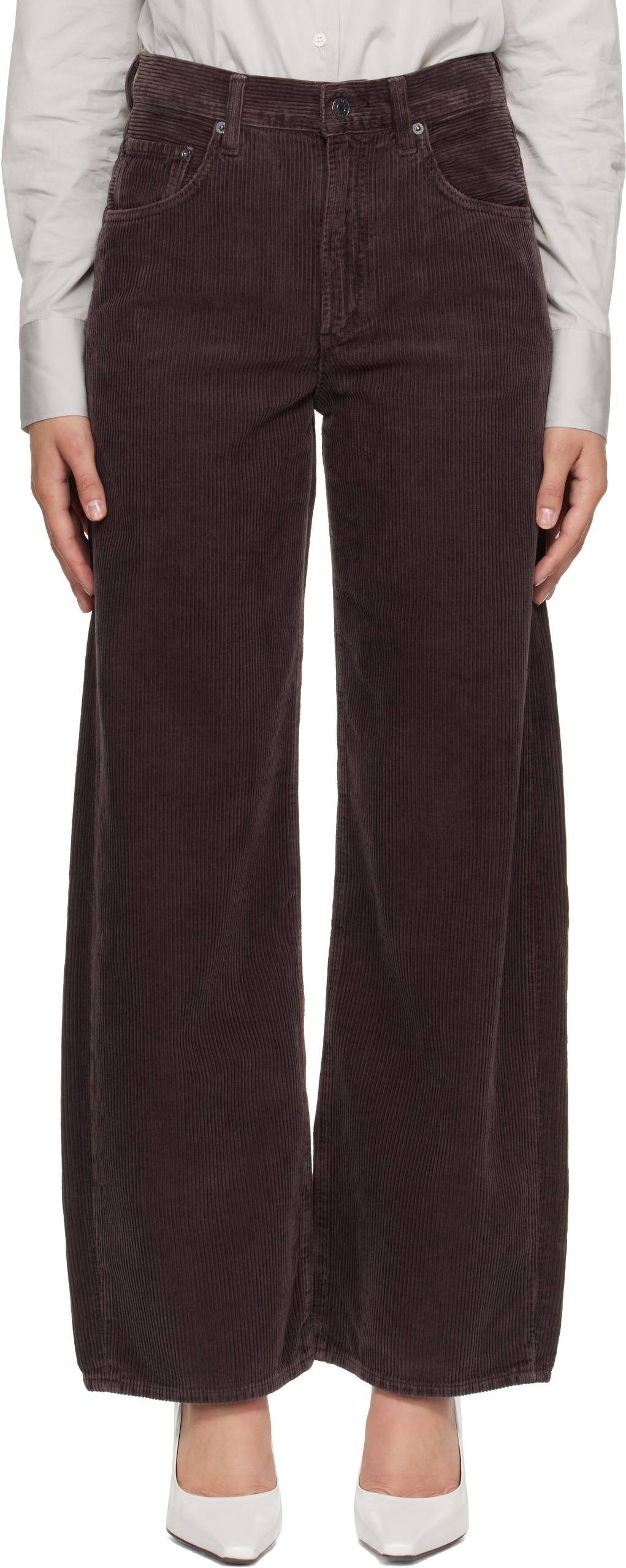 Brown Low Curve Jeans
