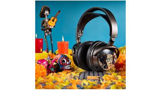 One of the new designs of the Audeze Maxwell 2 ReSkin earcup covers