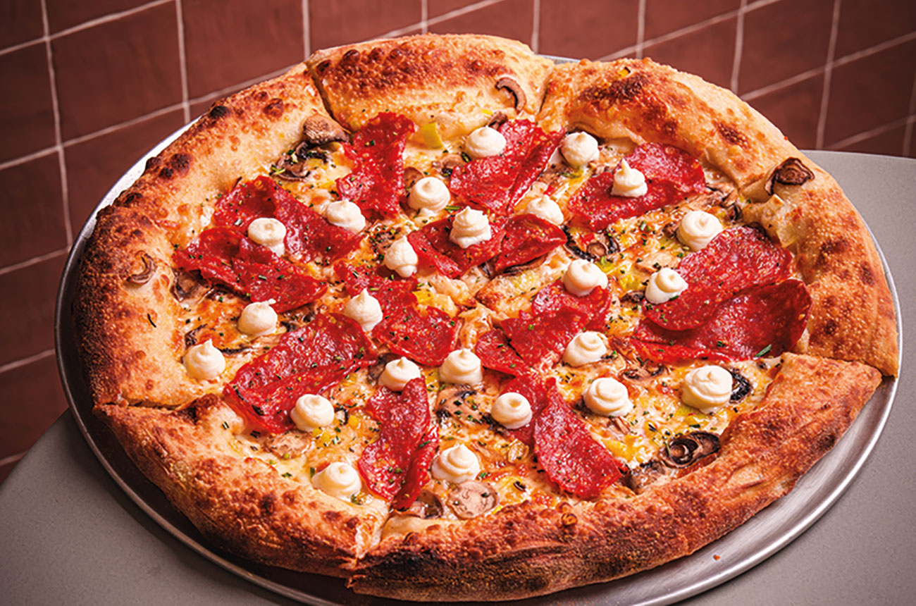 soppressata pizza, bar bucce