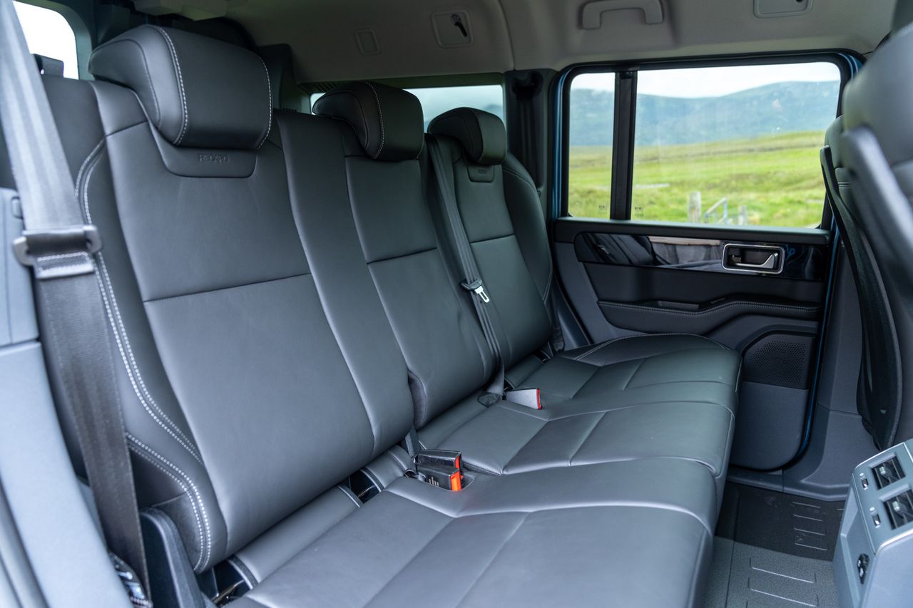 The no-nonsense interior of the Ineos Grenadier