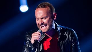 Kevin Simm sings on The Voice
