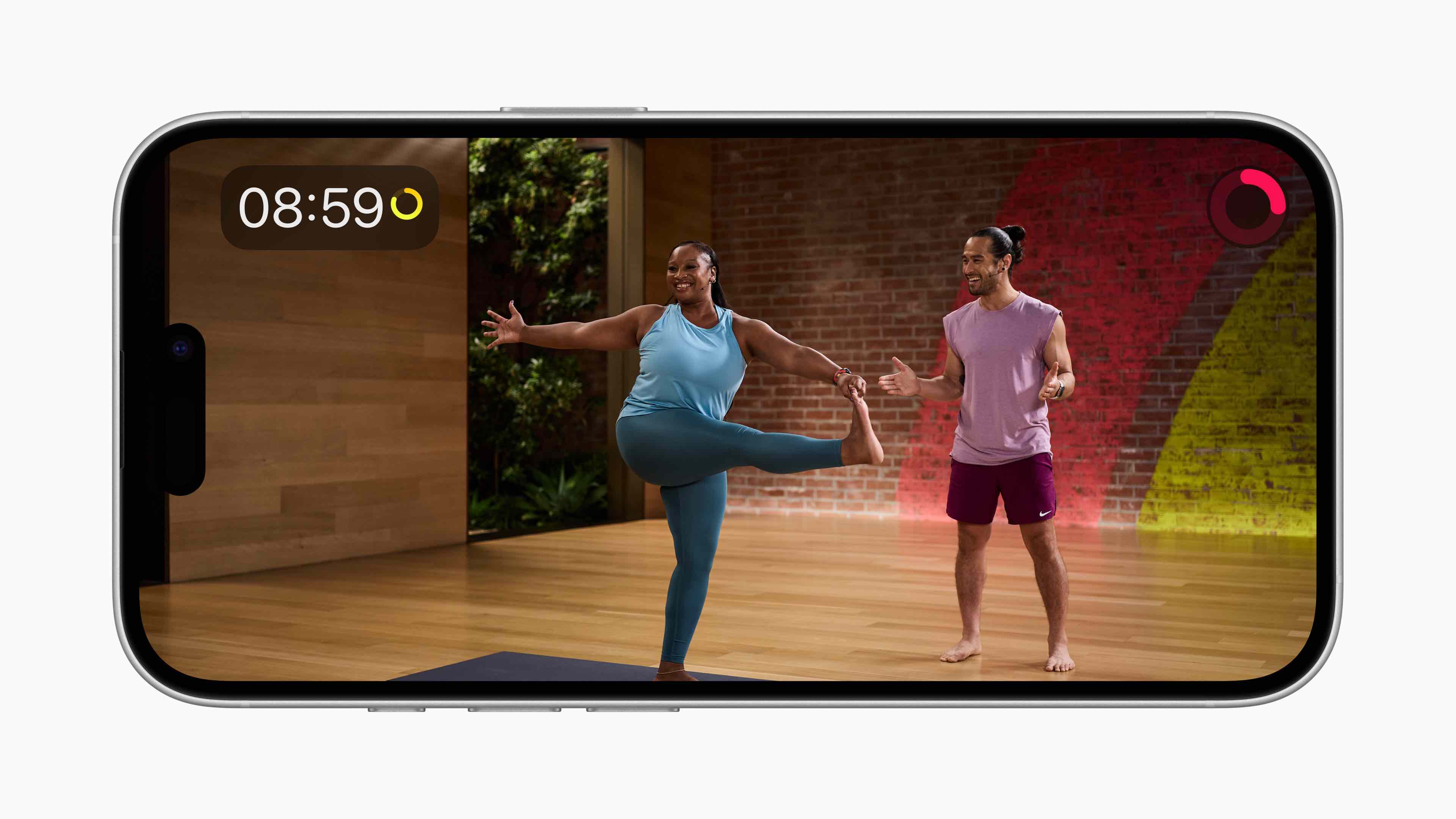 Apple Fitness Plus, posturas de yoga