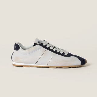 Plume Nappa Leather and Suede Sneakers