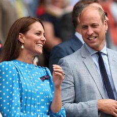 The Prince and Princess of Wales attend the Wimbledon Championships in 2022