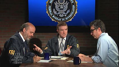 The Late Show re-enacts a key moment in FBI history