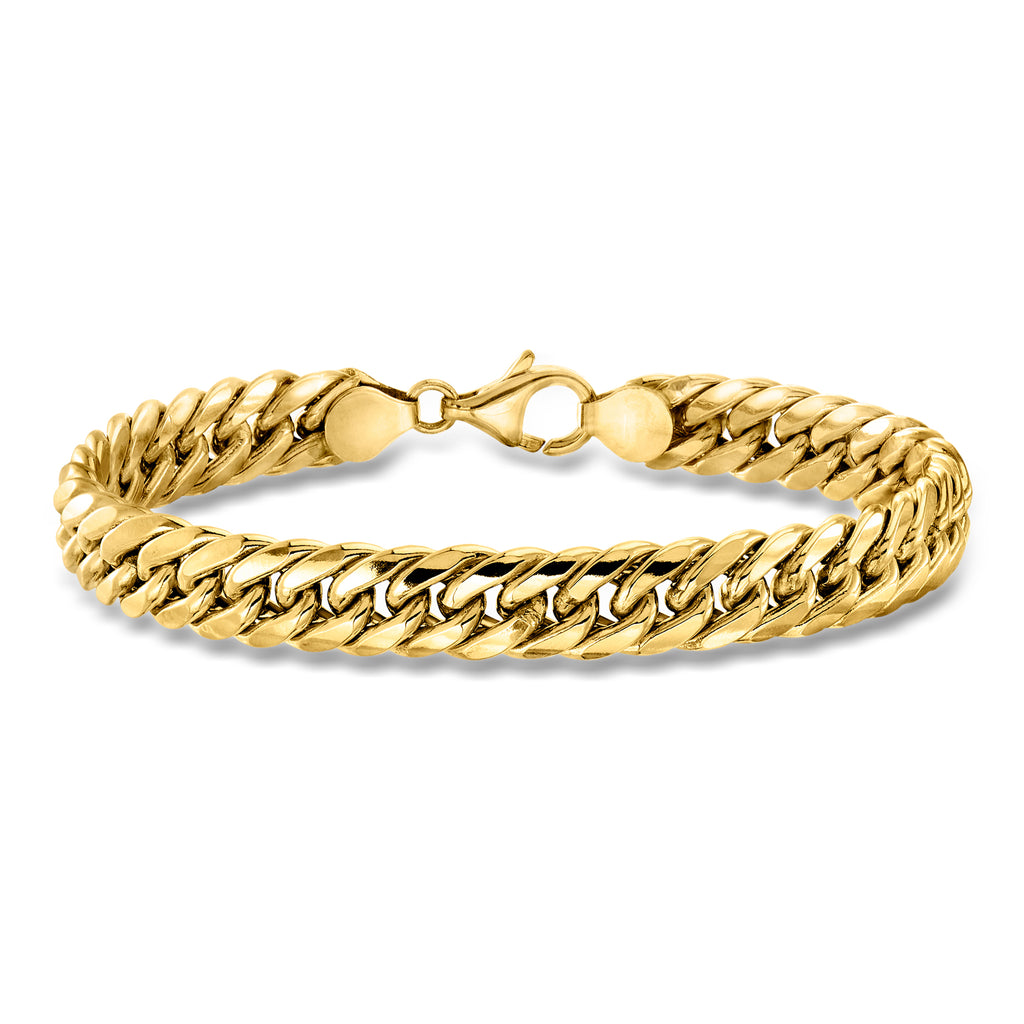 Italian 18kt Yellow Gold Cuban-Link Bracelet