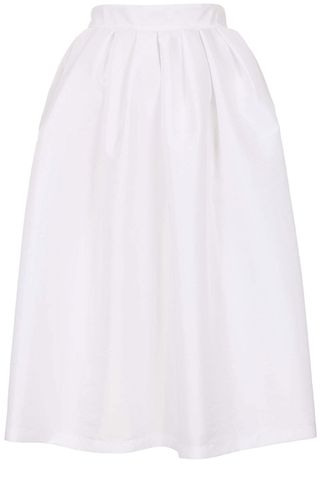 Topshop Taffeta Midi Skirt, £48
