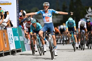 Max Poole (DSM-Firmenich PostNL) wins stage 3 of the 2024 Tour de Langkawi