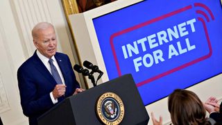 President Joe Biden announces Internet for All