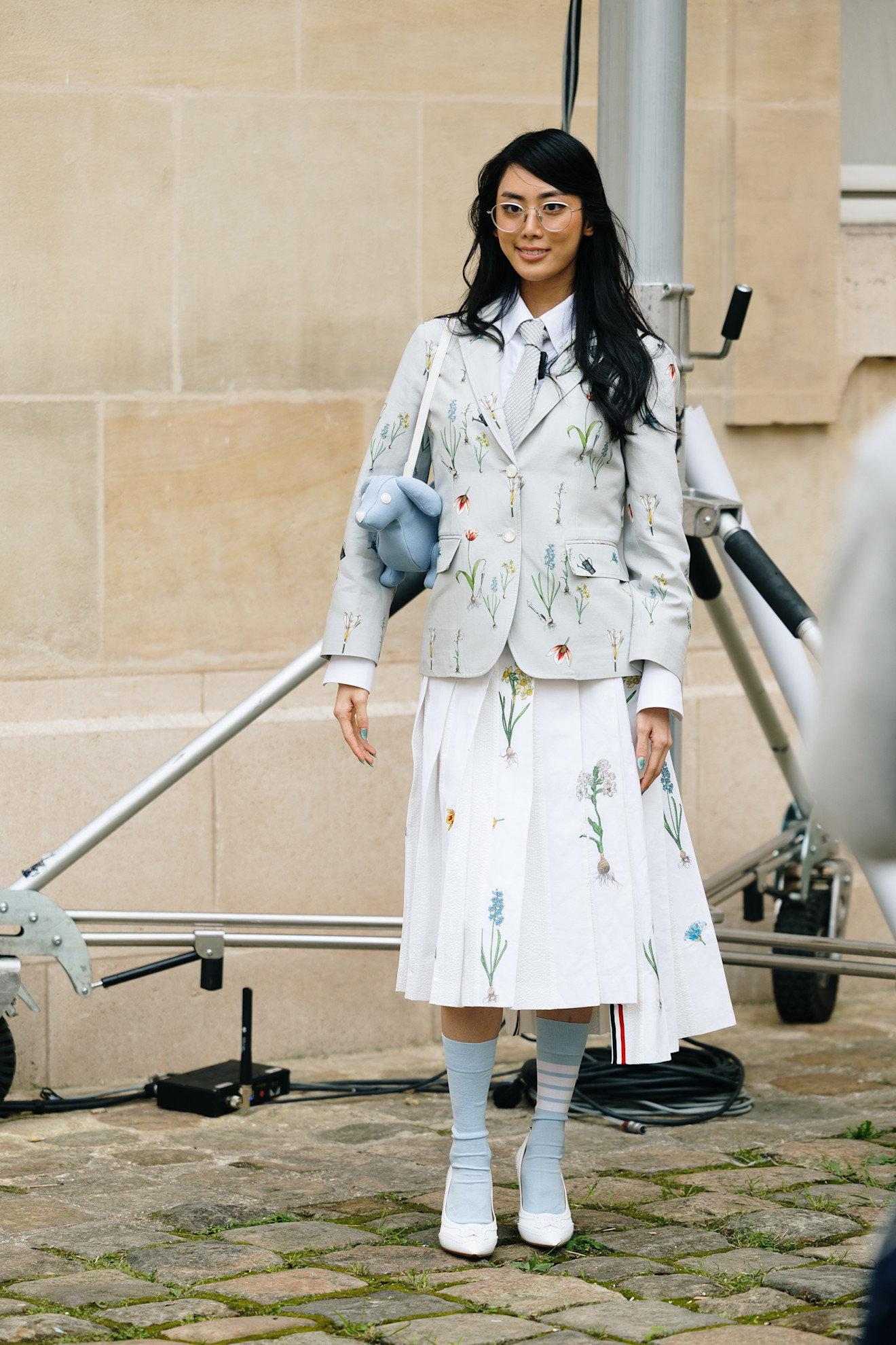 Paris Fashion Week Street Style Trends: Socks and heels