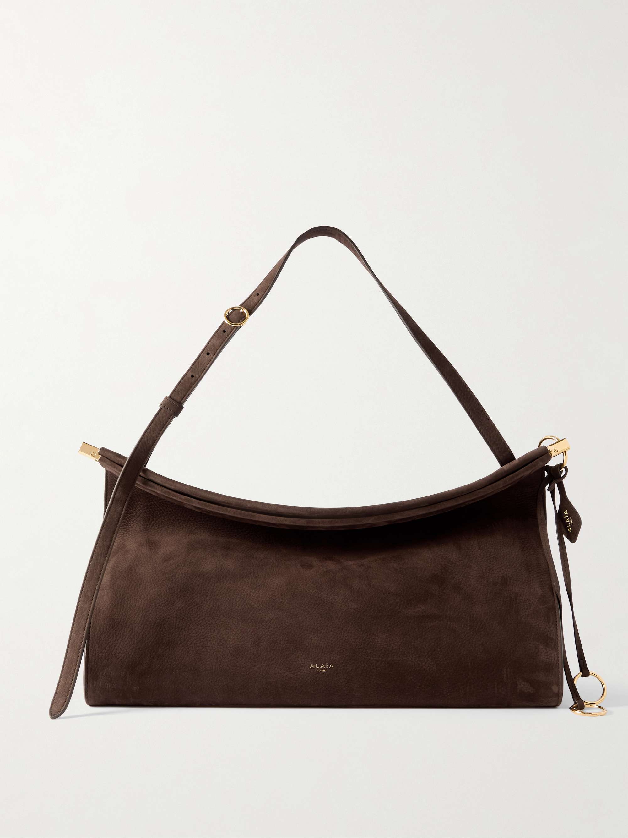 Le Click Large Nubuck Shoulder Bag