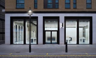 minimalist facade of Axel Arigato’s store