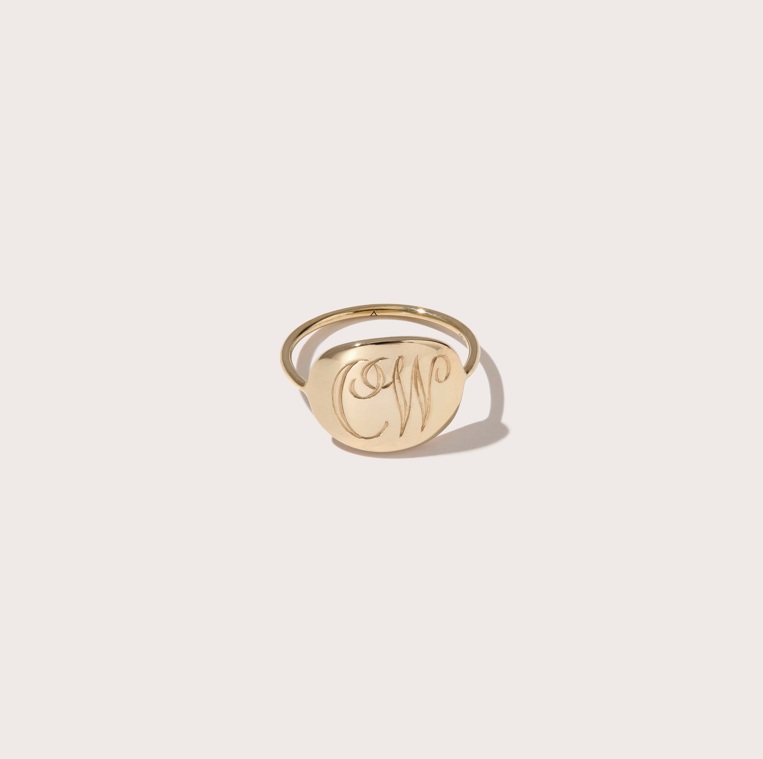Modern Signet With Complimentary Hand Engraving