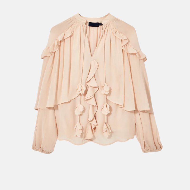 Image of mint velvet blouse