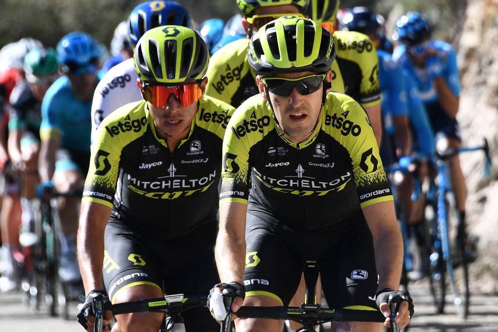 Michel Nieve and Esteban Chaves set the pace