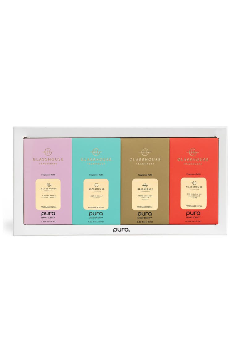 X Glasshouse 4-Pack Home Diffuser Fragrance Refill $84 Value