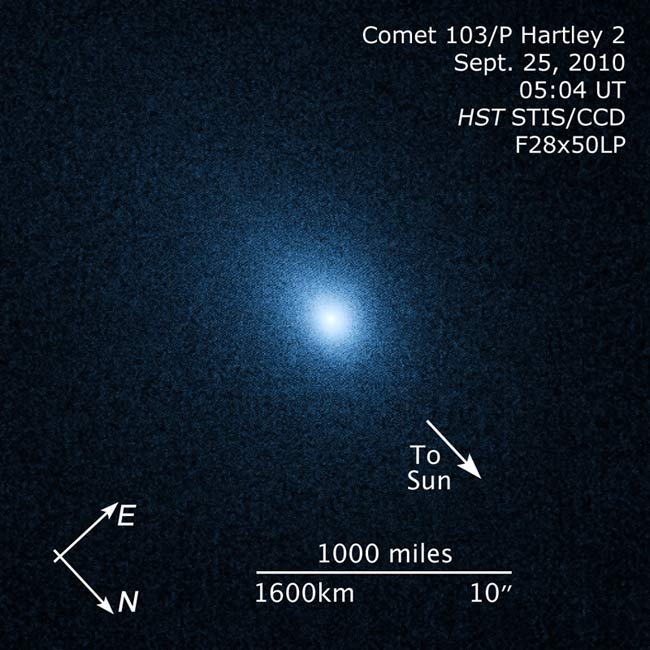 Hubble Space Telescope observations of Comet Hartley 2.