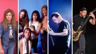 Various members of Metallica through the years