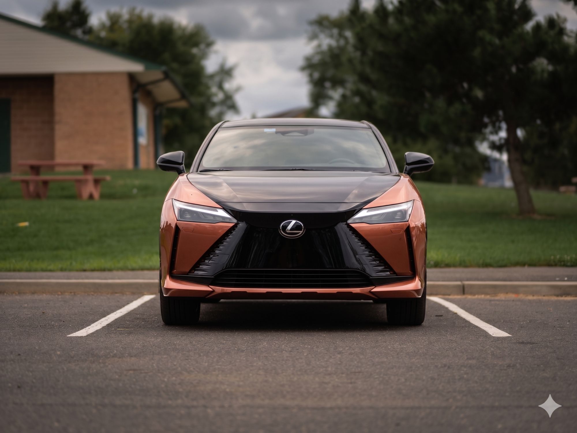 Lexus RX 450h+ - Google Gemini در مقابل شخص.