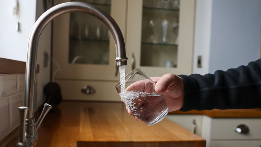 A photo illustration of a water being used in a Welsh Household