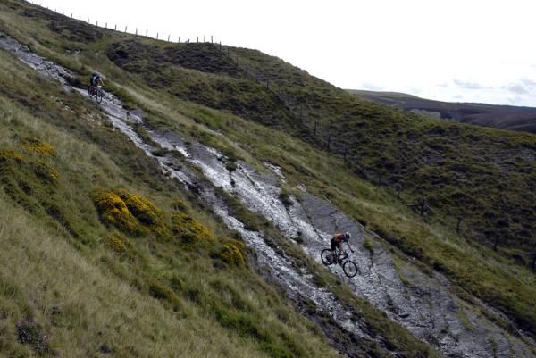 The slab descent in all its slippery and infamous glory.