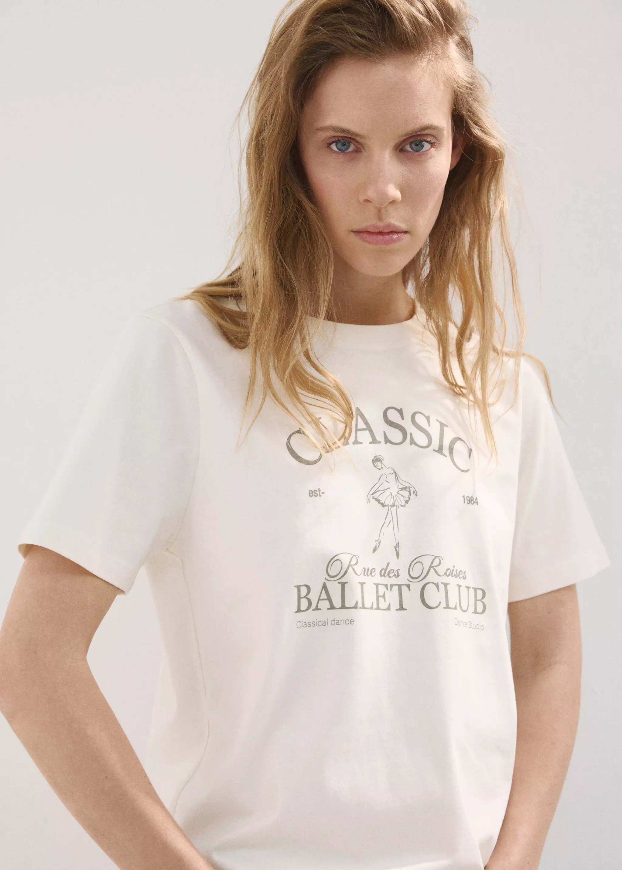 Short-Sleeved Printed T-Shirt - Women | Mango Usa