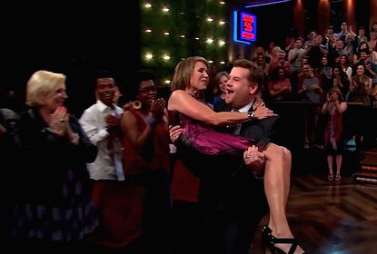 Katie Couric pranked James Corden on The Late Late Show