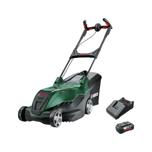 Home & Garden 36V Cordless Brushless Lawnmower with 4.0Ah Battery & Charger