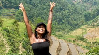 Image shared by Juliana Marins family on social media shows the missing hiker hiking in southeast Asia