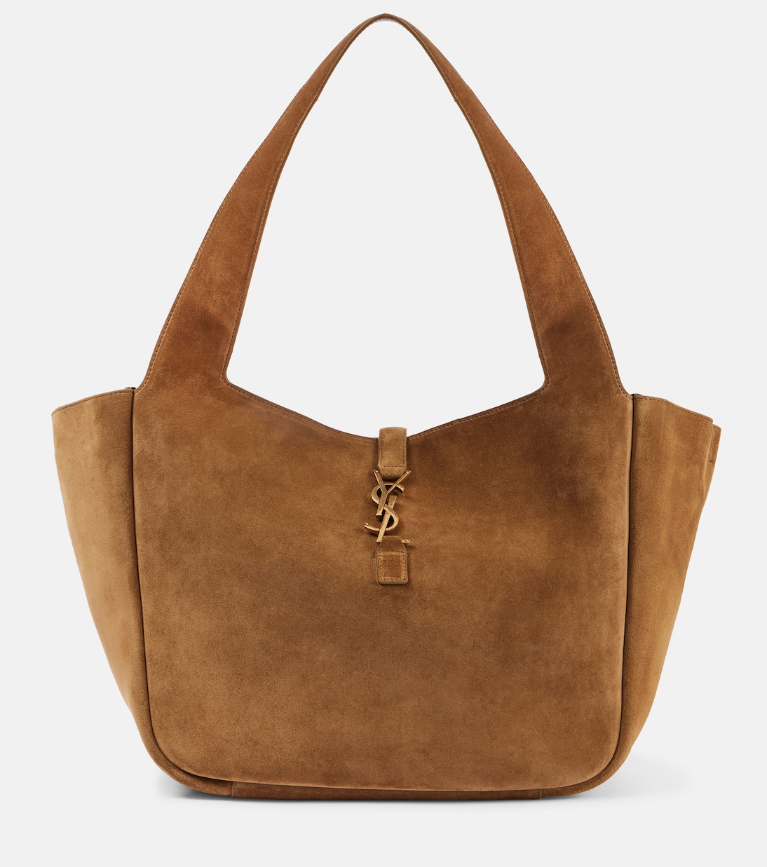 Le 5 &amp;agrave; 7 Bea Suede Tote Bag in Brown - Saint Laurent