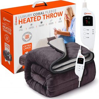 Warmer Electric Heated Throw Blanket | Amazon | £36.79With a detachable controller, this heated throw blanket is as cosy as it is easy to wash. Just simply select a low temperature and you could have your blanket clean and ready to go again in no time.