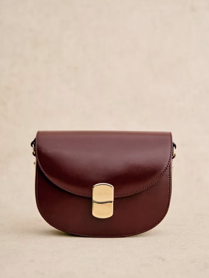 burgundy bag