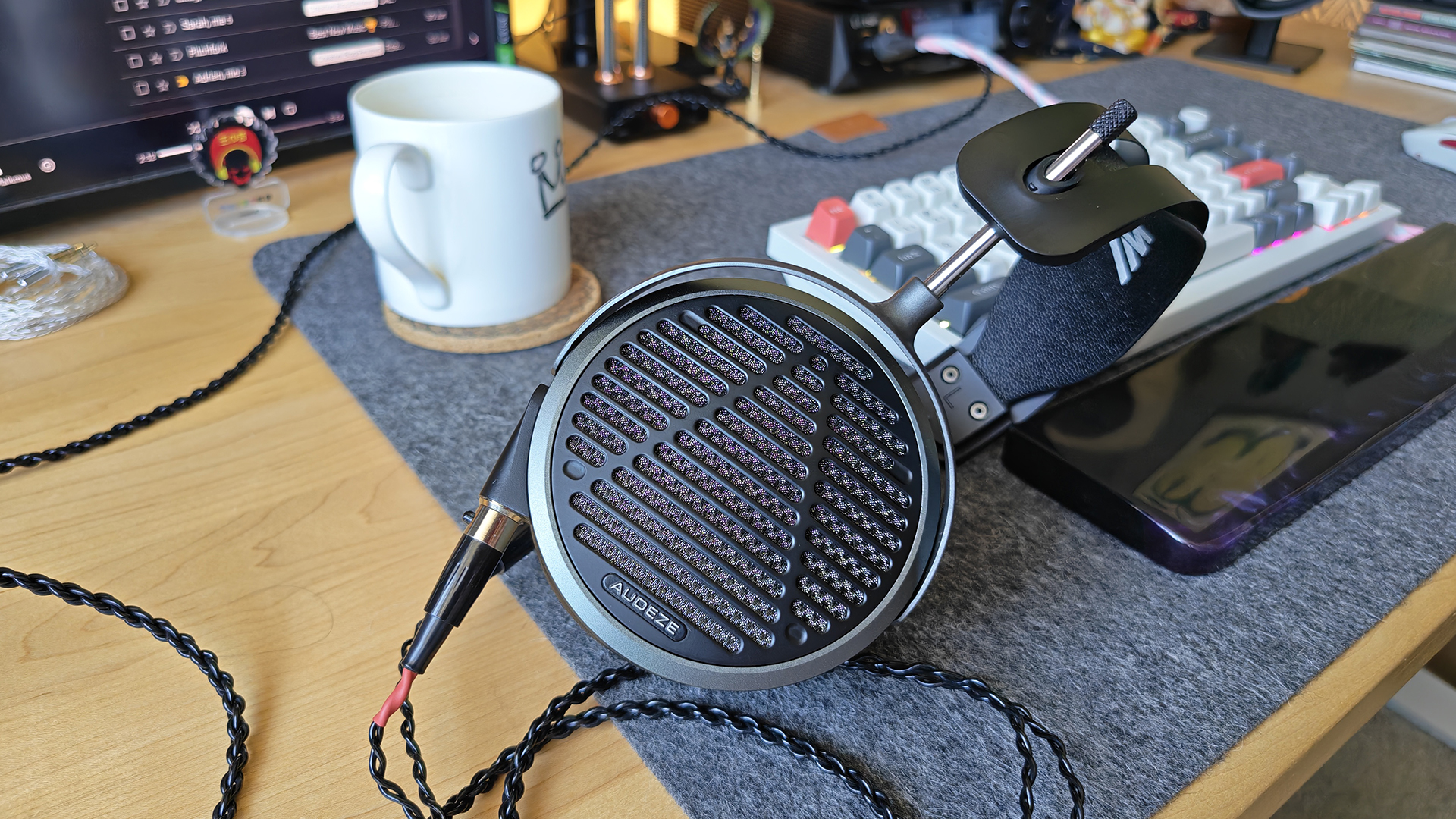 The Audeze MM-500 headphones.