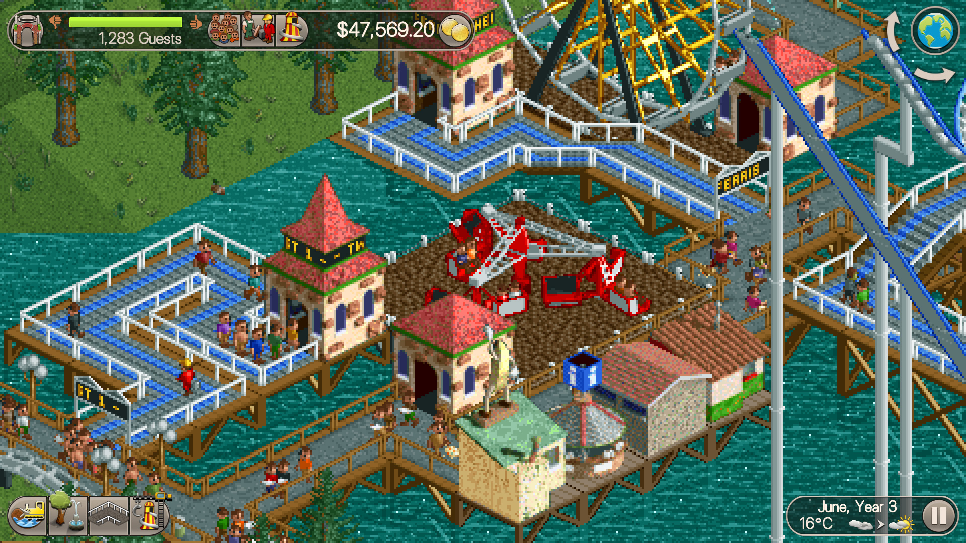 Game tycoon на русском. Rollercoaster Tycoon Classic. Туксон парк аттракционов. Rollercoaster Tycoon 1. My Dragon Tycoon.