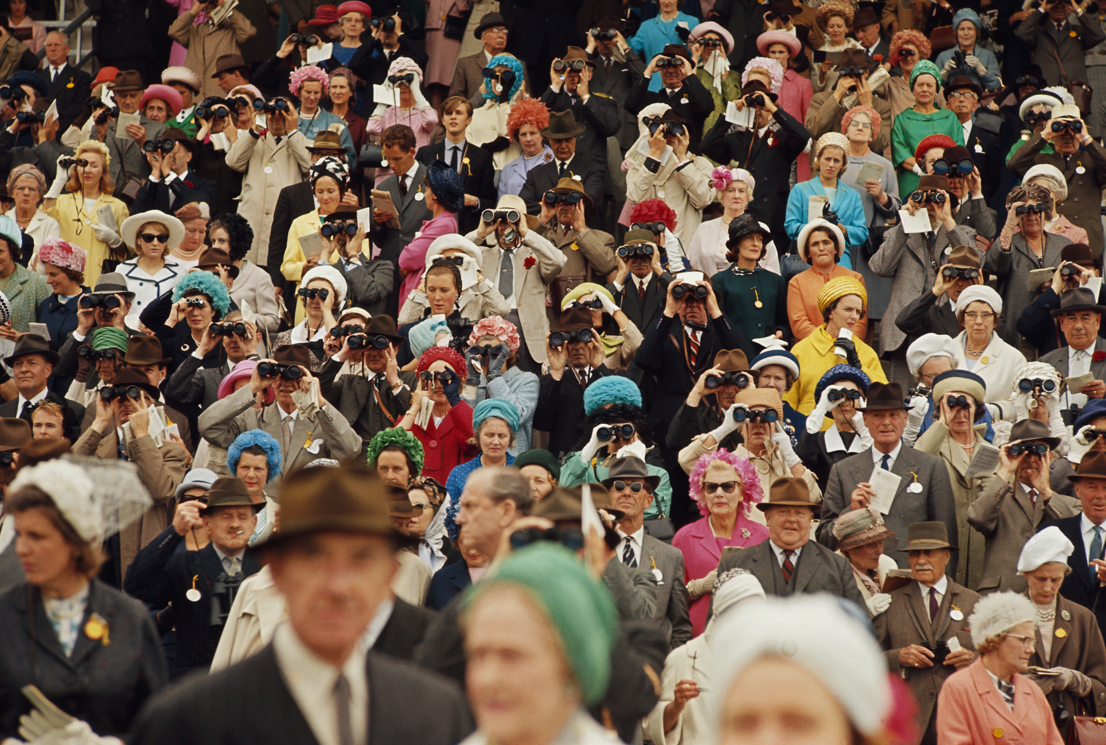Spectators Watching Race at Goodwood