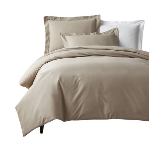 beige bedding