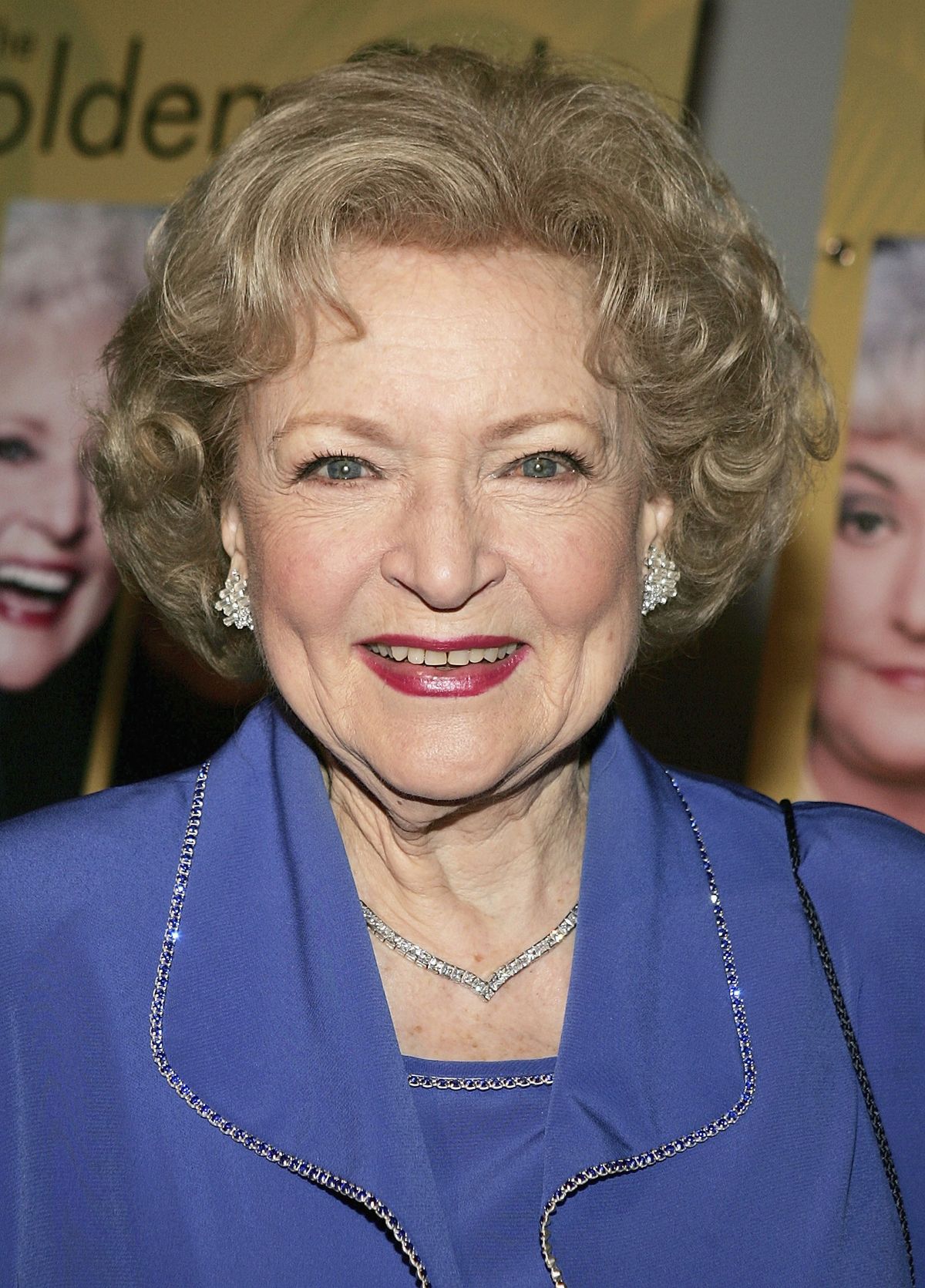 Betty White at the DVD release party for The Golden Girls in 2004