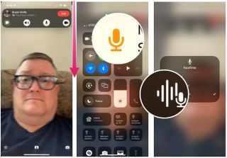 To use Wide Spectrum with FaceTime, during the call open Control Center, than tap Mic Mode. Choose Wide Spectrum.