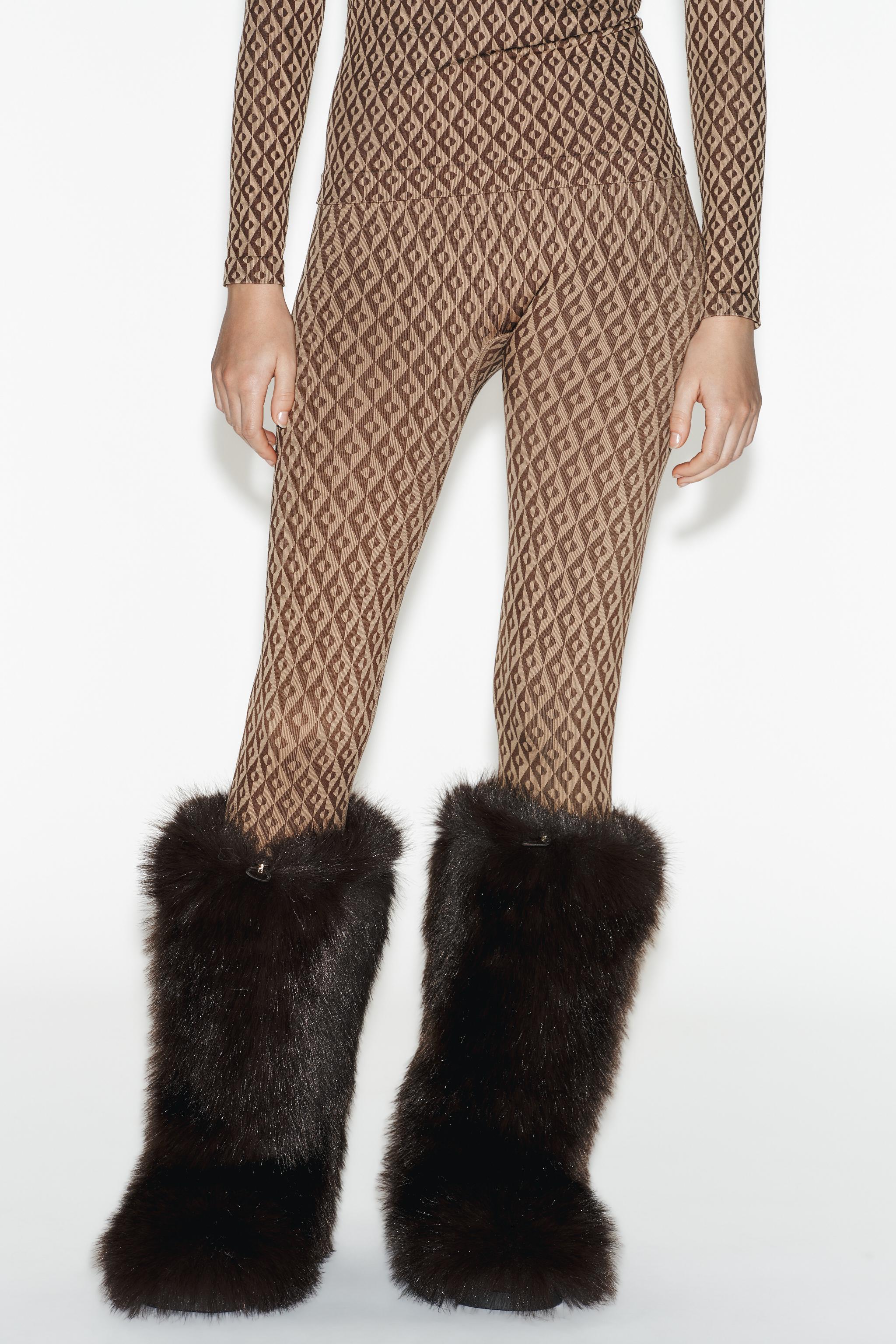 Thermal Jacquard Seamless Thermolite&amp;reg; Core Ski Collection Leggings