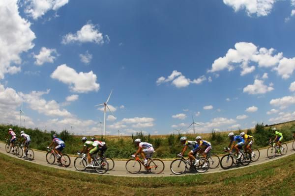 Passing wind farms en route to Benevento