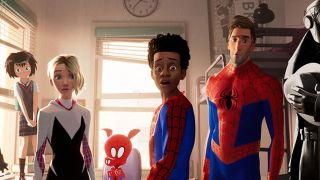 The cast of Spider-Man: Into the Spiderverse