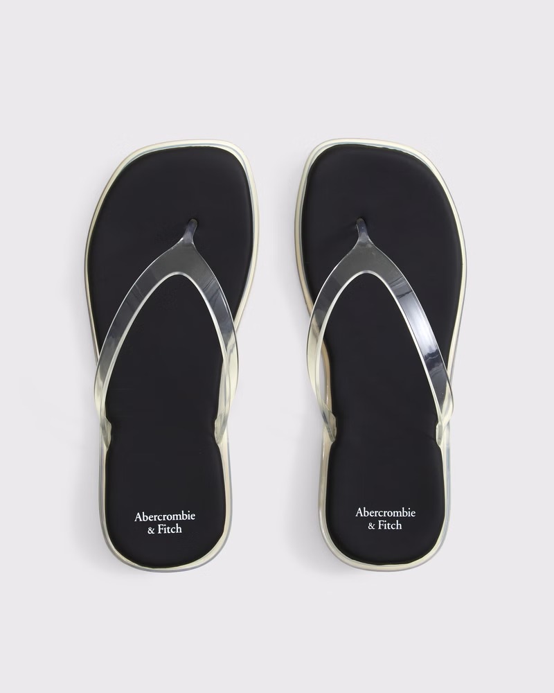 Abercrombie &amp;amp; Fitch, Jelly Flip-Flop Sandals