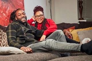 Marcus Luther and Mica Ven on Gogglebox