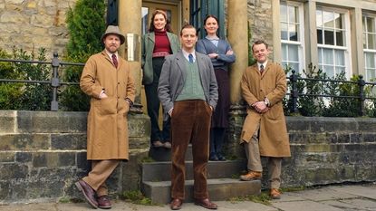 Cast of All Creatures Great and Small including Anna Madeley as Mrs Hall