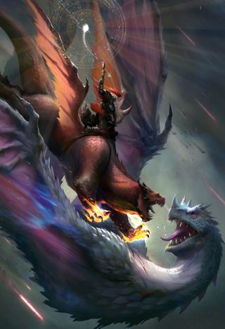 Ricardo Ow's artwork of dragon