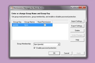 The Permissions Manager is where you set user account details and security policies