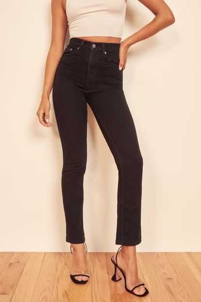 Reformation Liza Ultra High Rise Straight Jeans